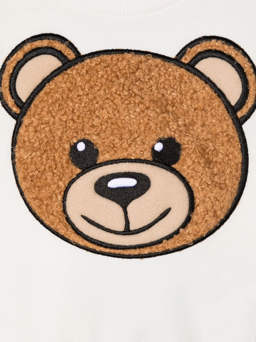 фото Moschino kids толстовка с вышивкой teddy bear