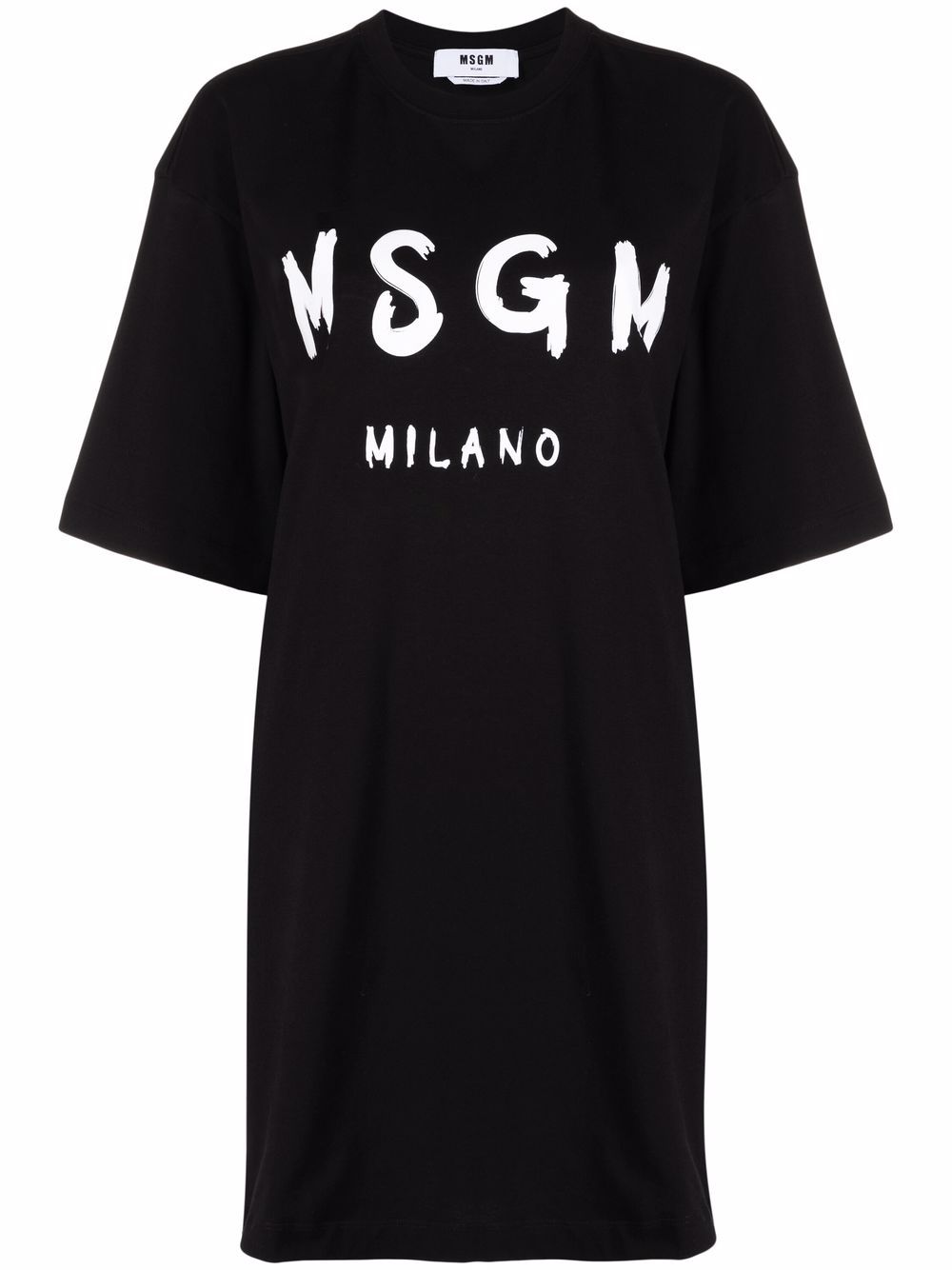 Image 1 of MSGM logo-printed T-shirt dress