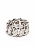 DARKAI curb-chain ring - Silver