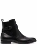 Scarosso Lara buckled ankle boots - Black