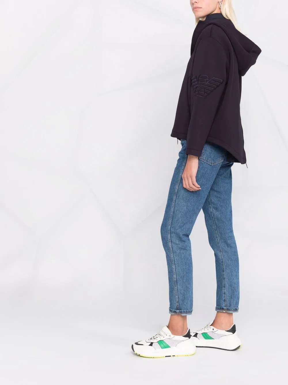 фото Emporio armani укороченная куртка на молнии