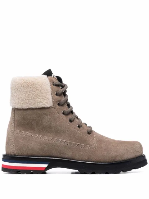 Moncler Vancouver logo-patch ankle boots