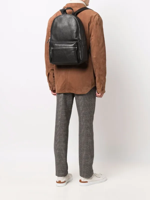 Orciani logo-plaque Leather Backpack Black FARFETCH PH