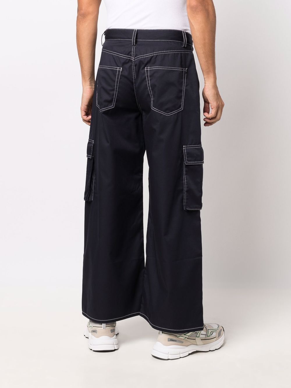 фото Sunnei широкие джинсы с карманами карго