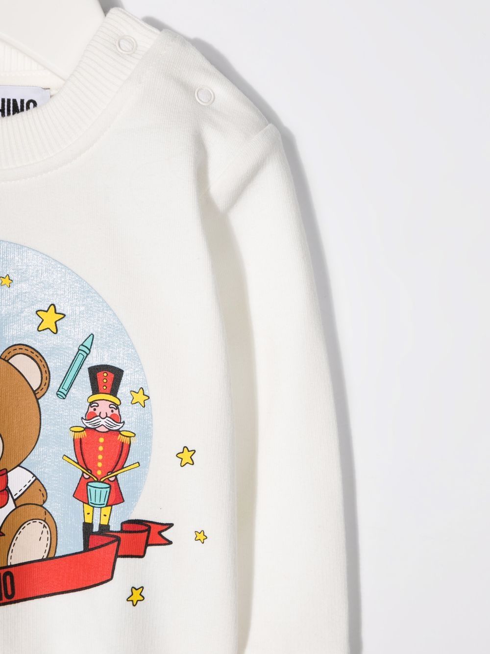 фото Moschino kids толстовка с принтом teddy bear