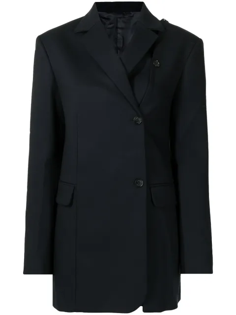 Rokh off-centre buttoned blazer