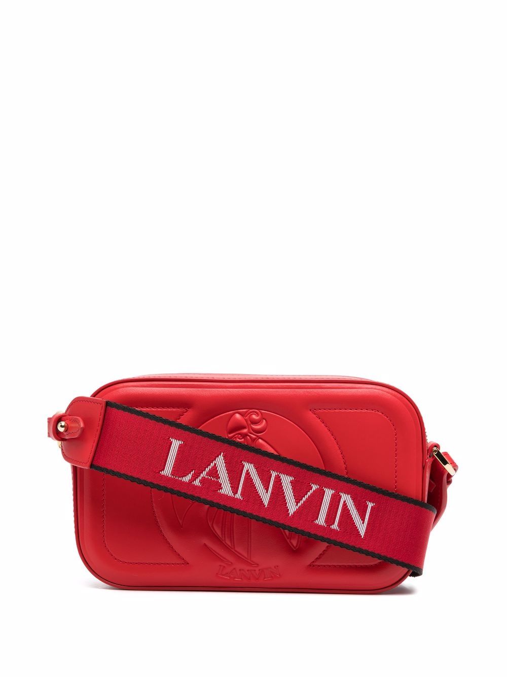 фото Lanvin сумка на плечо с тисненым логотипом