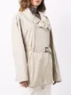 Isabel Marant ruffle-panel trench coat