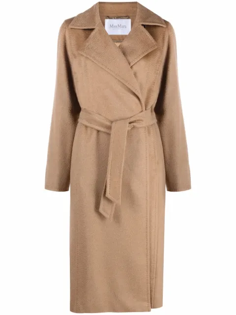 Max Mara wrap camel-hair coat