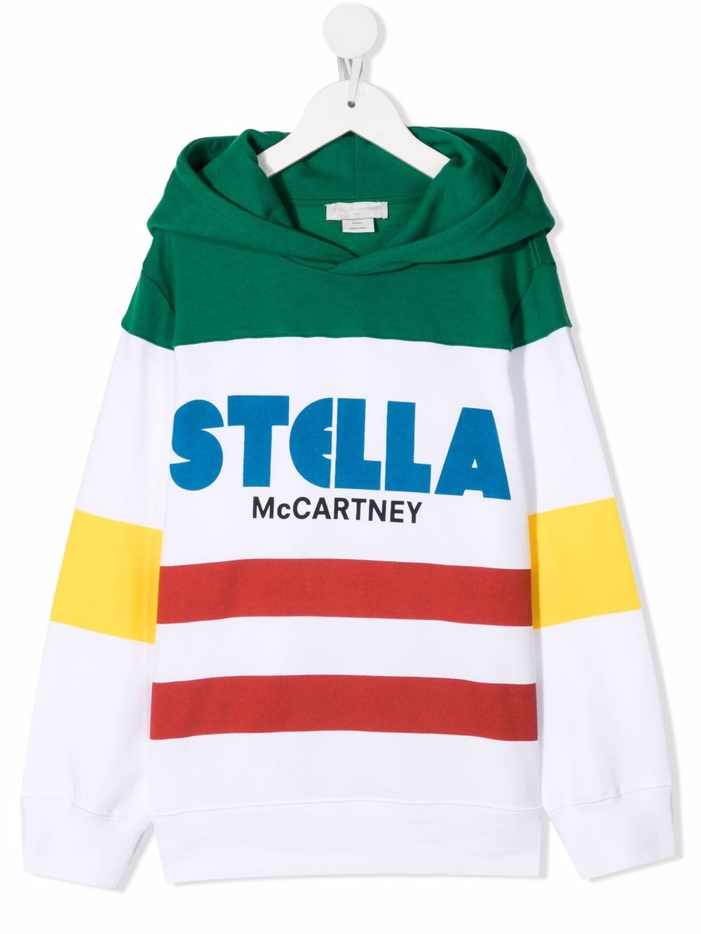 фото Stella mccartney kids худи в стиле колор-блок с логотипом