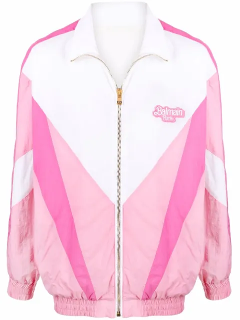 Balmain جاكيت رياضي بشارة شعار الماركة x Barbie
