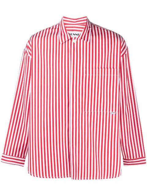 stripe overshirt