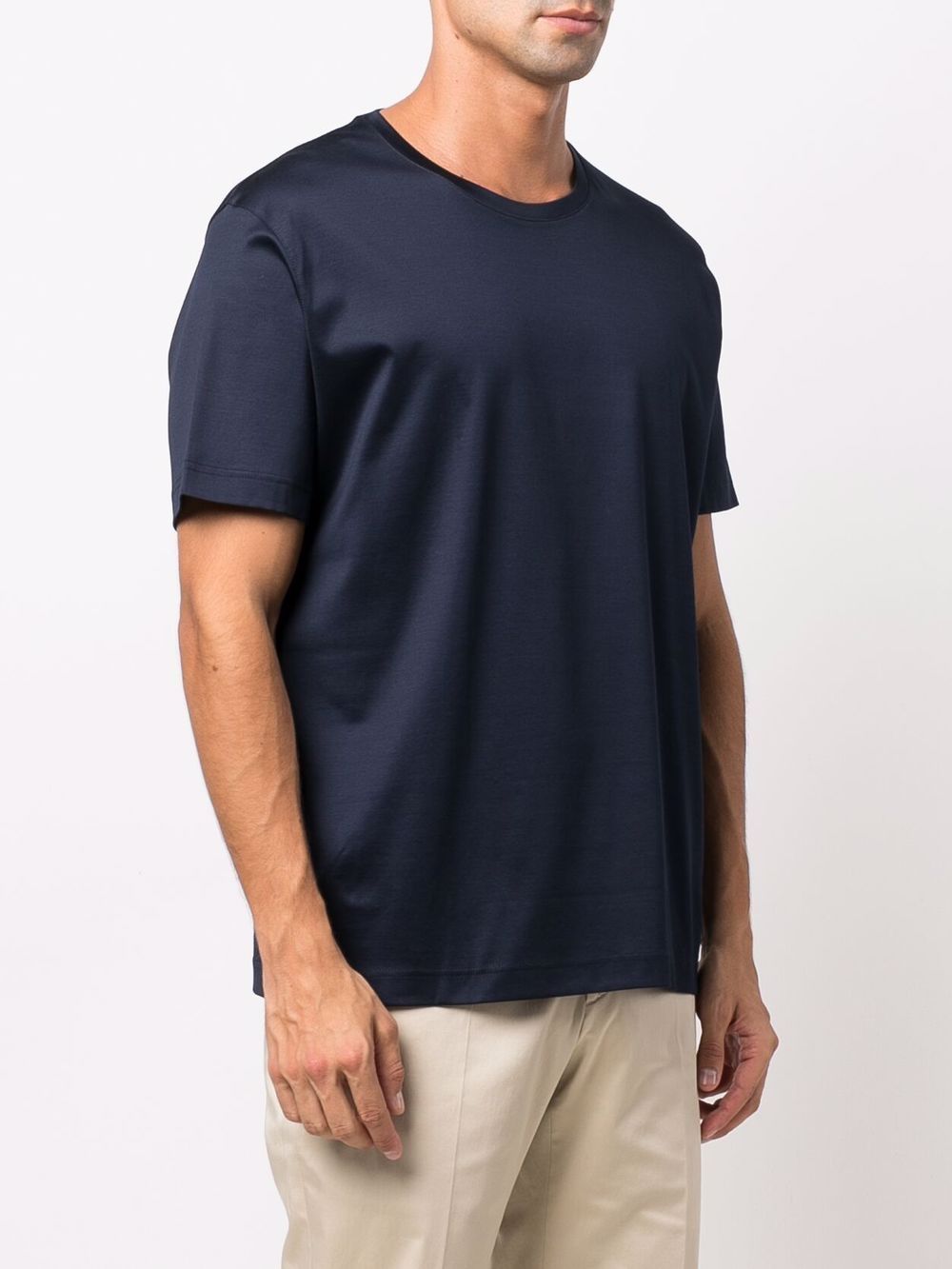 Shop Pal Zileri Plain T-shirt In Blue