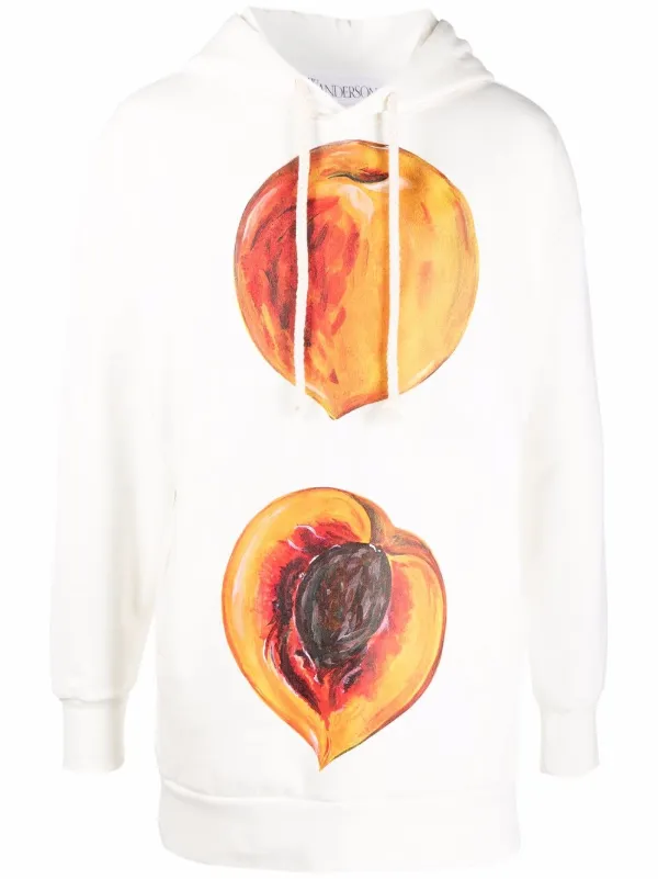 Oversized peach hoodie Clearance