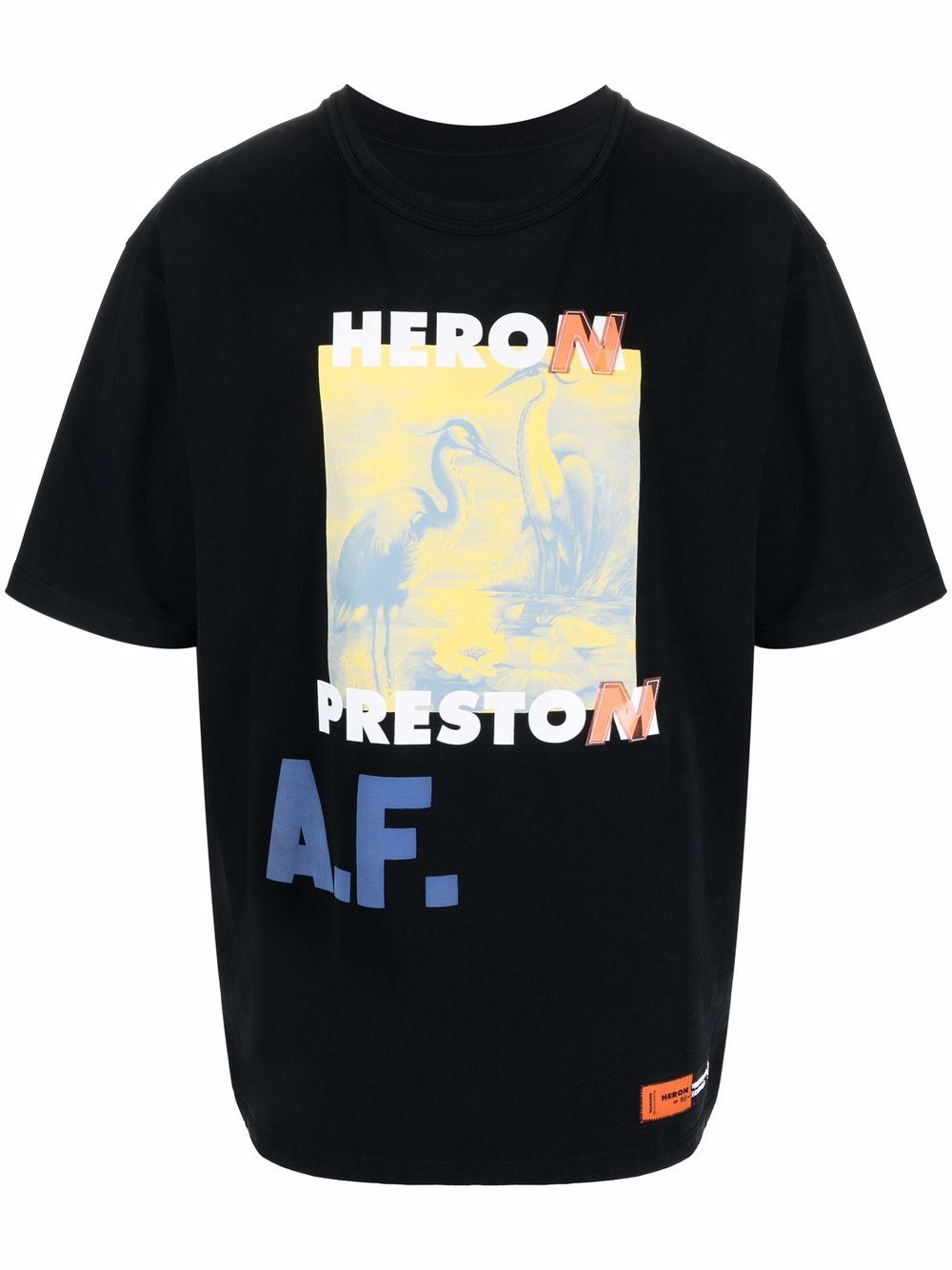 фото Heron preston футболка с графичным принтом