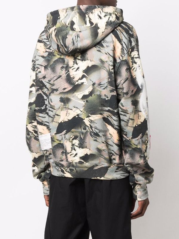 Heron Preston camouflage-print Hoodie - Farfetch