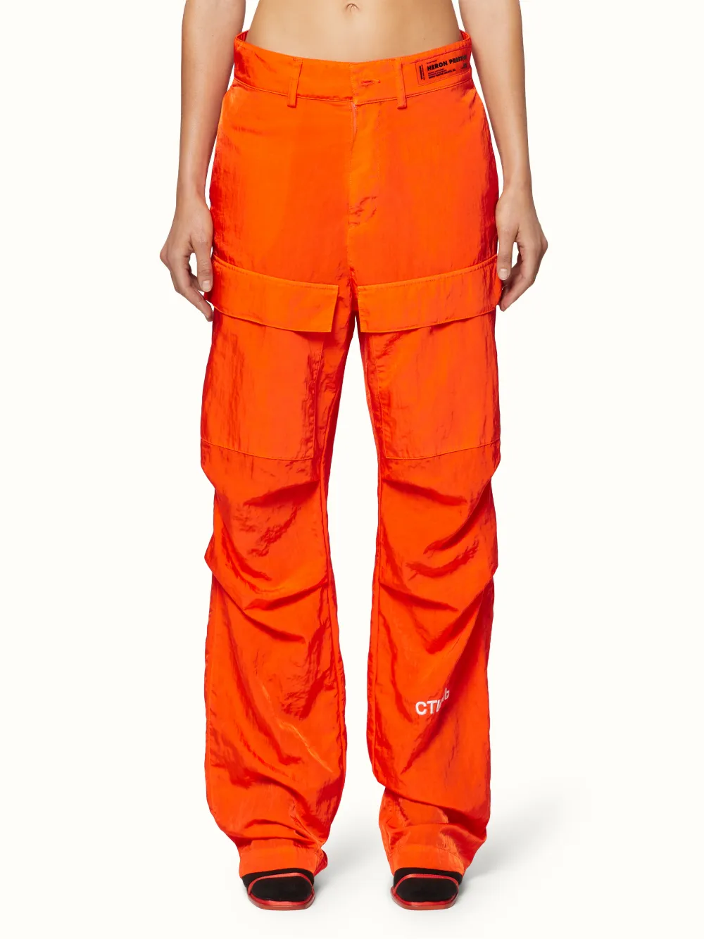 CTNMB WASHED NYLON CARGO PANTS HERON PRESTON® Official Site