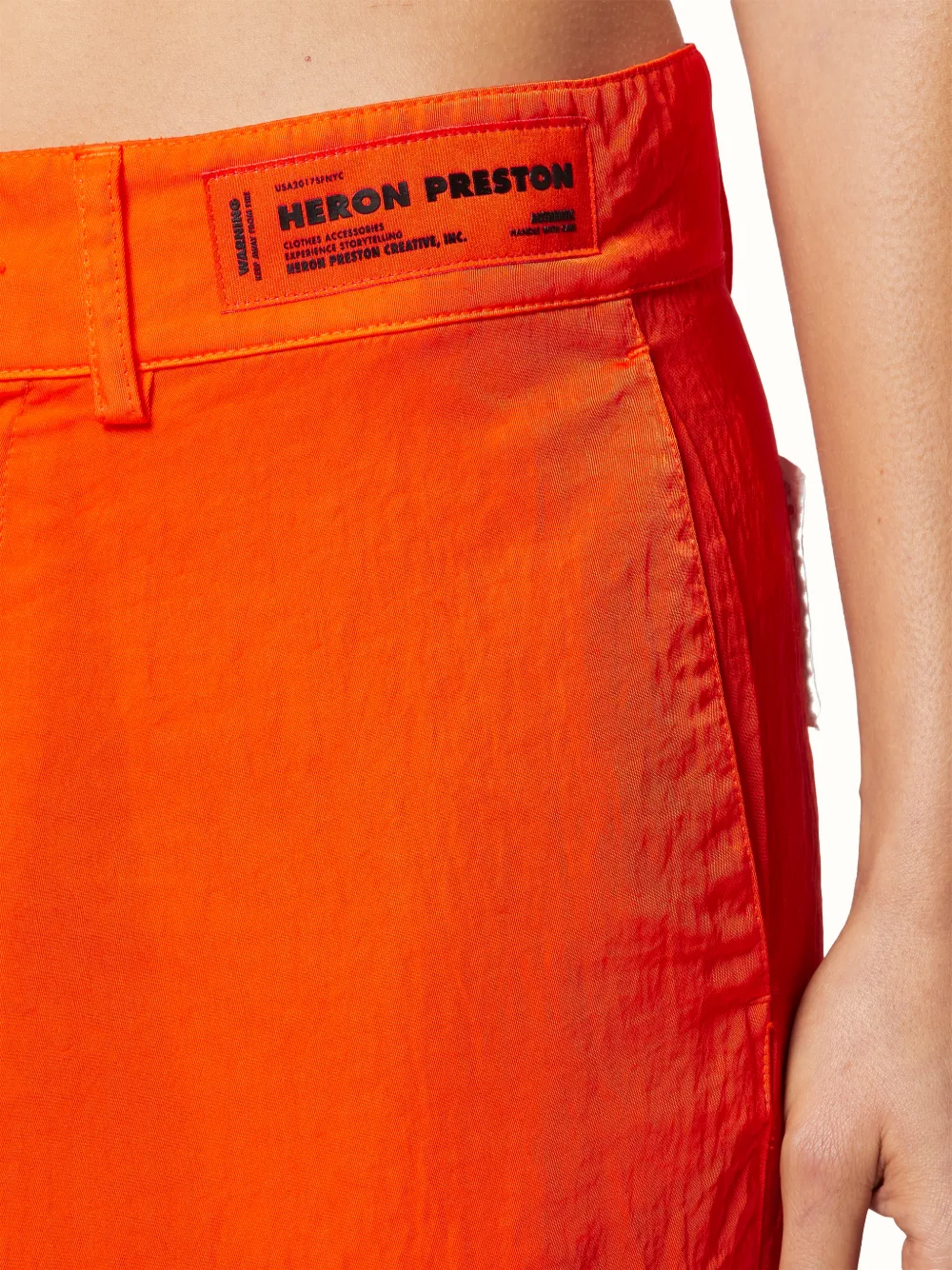 CTNMB WASHED NYLON CARGO PANTS HERON PRESTON® Official Site