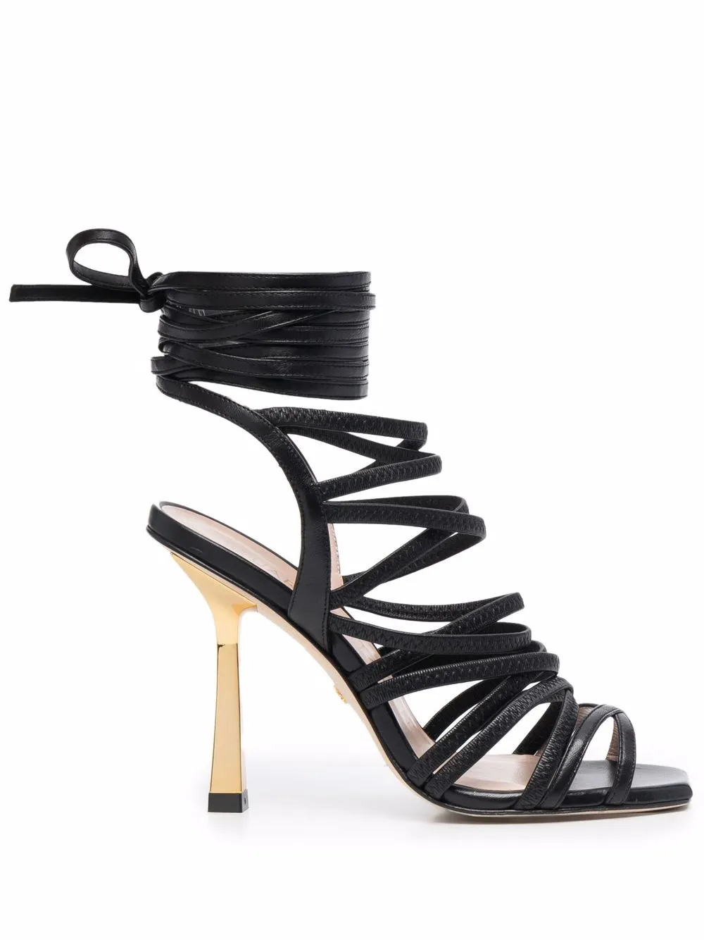 

Stuart Weitzman Jaxie lace-up sandals - Black