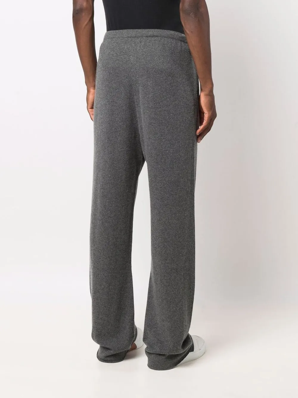 Cashmere-Blend Straight Leg Track Trousers
