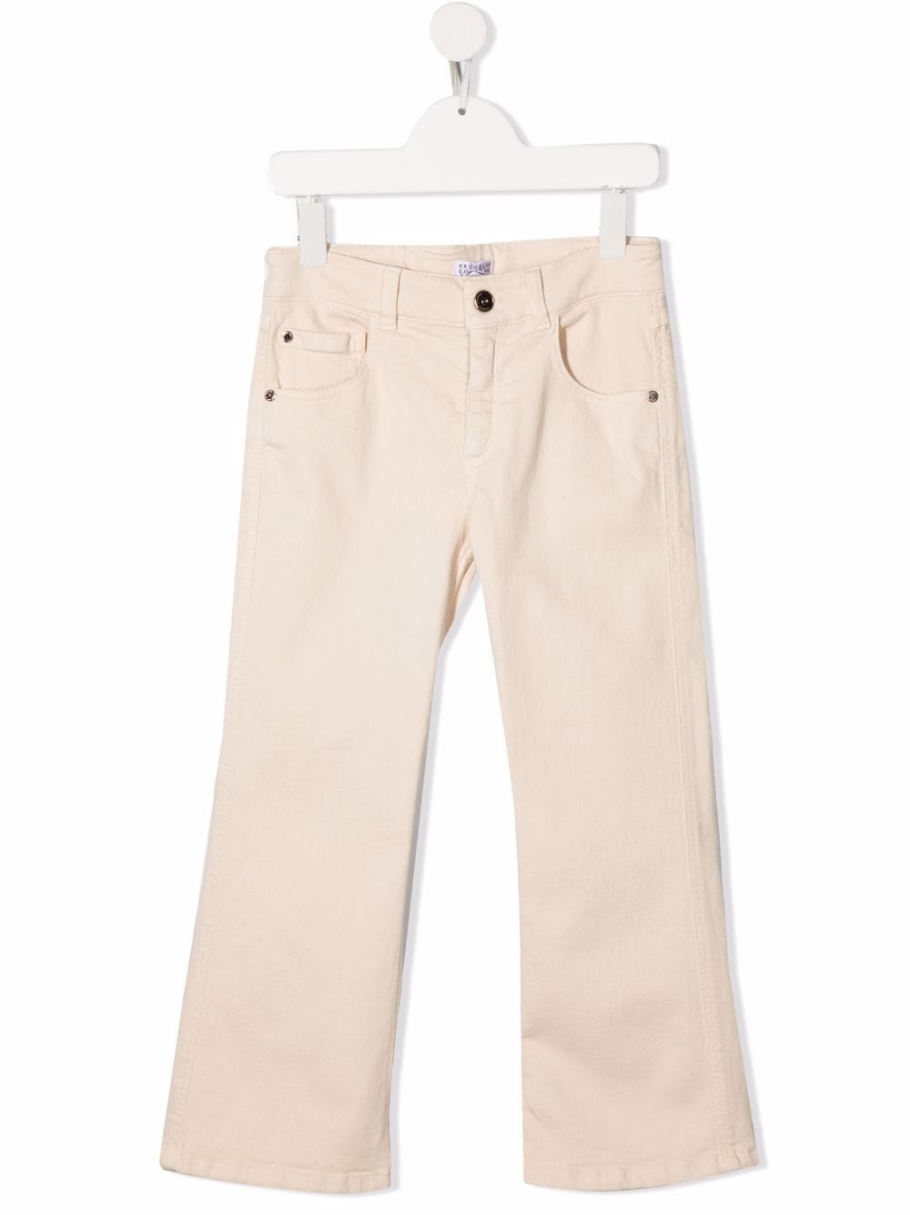 фото Brunello cucinelli kids прямые брюки