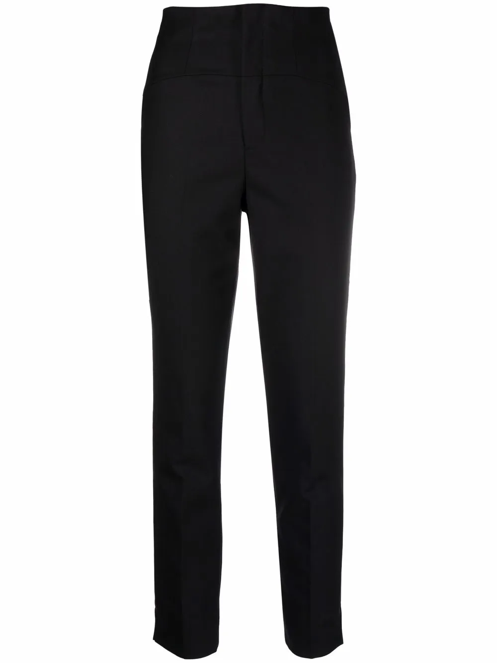 

TWINSET pantalones slim con tiro alto - Negro