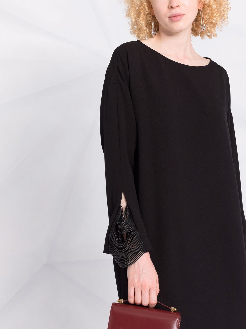 фото Pierantoniogaspari split-sleeve shift dress