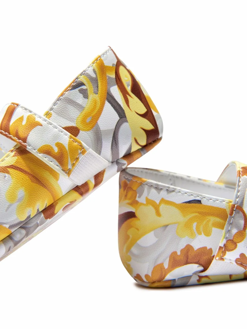 фото Versace kids балетки с принтом baroccoflage