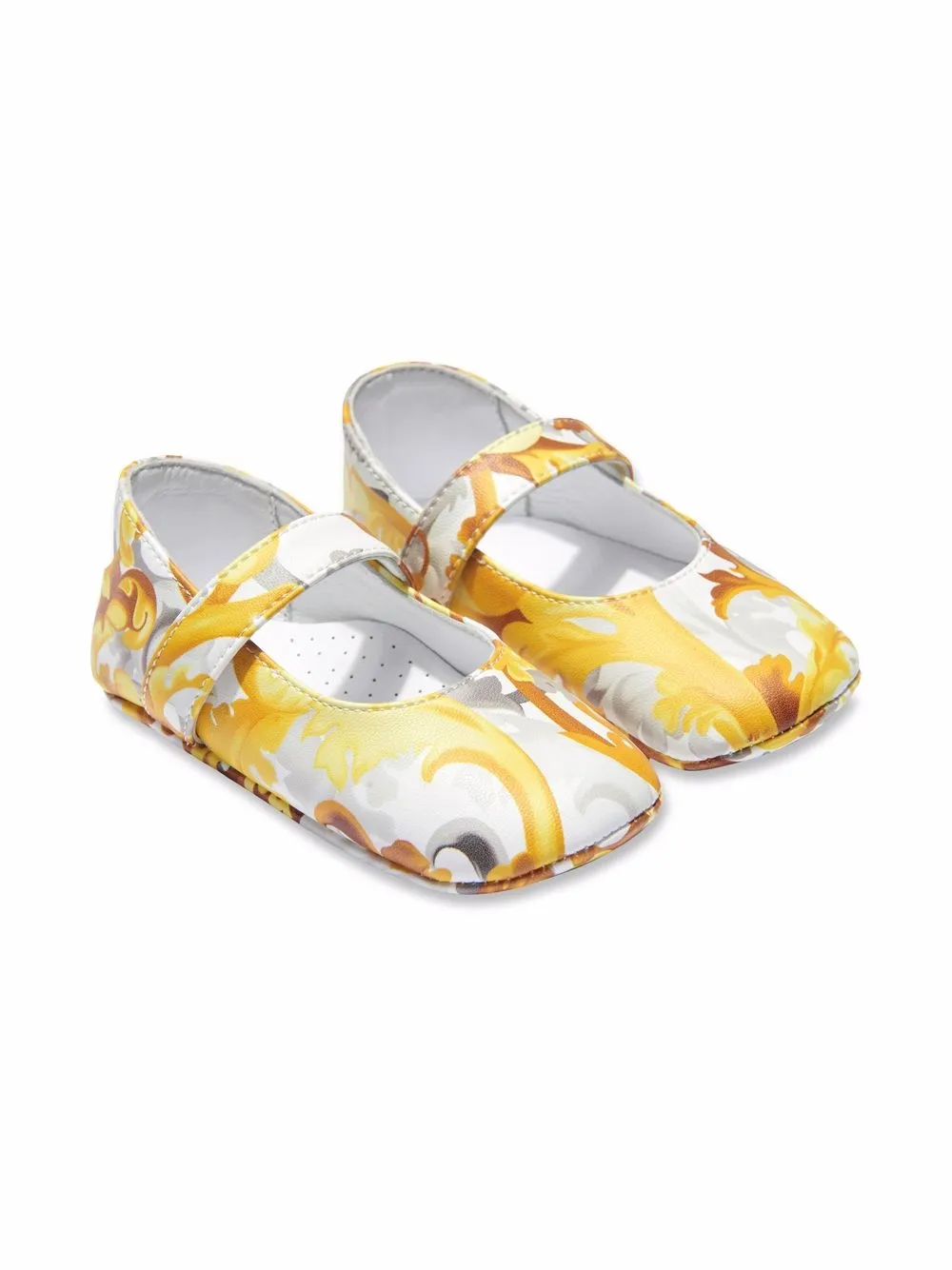 фото Versace kids балетки с принтом baroccoflage