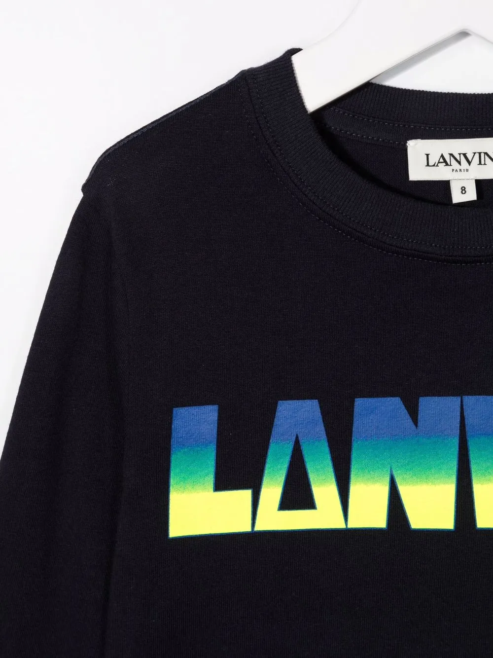 фото Lanvin enfant футболка с логотипом