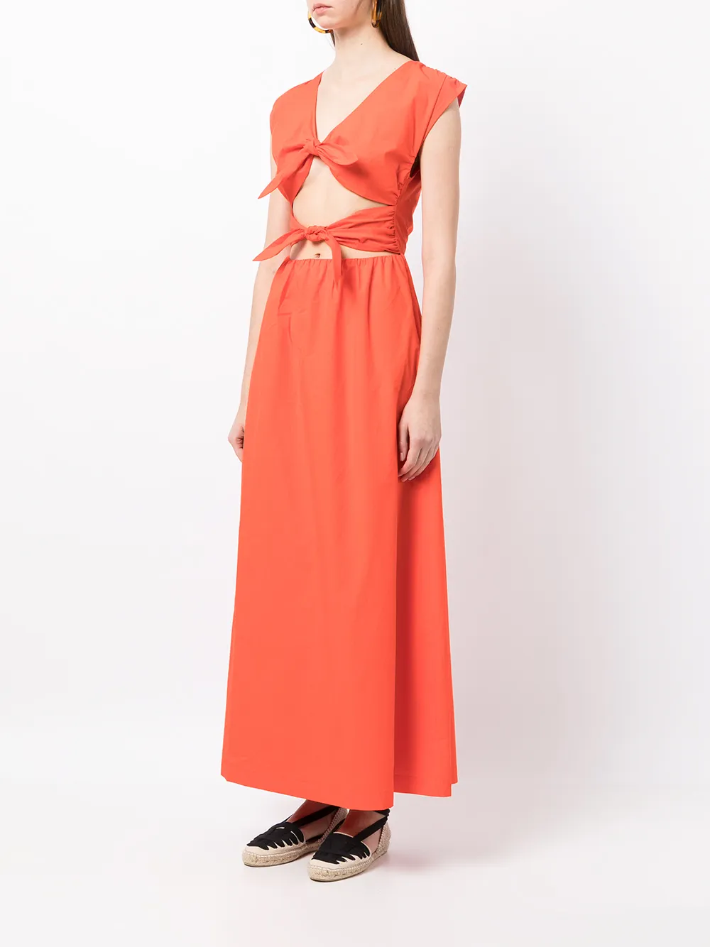 фото Sir. платье миди anja с завязками