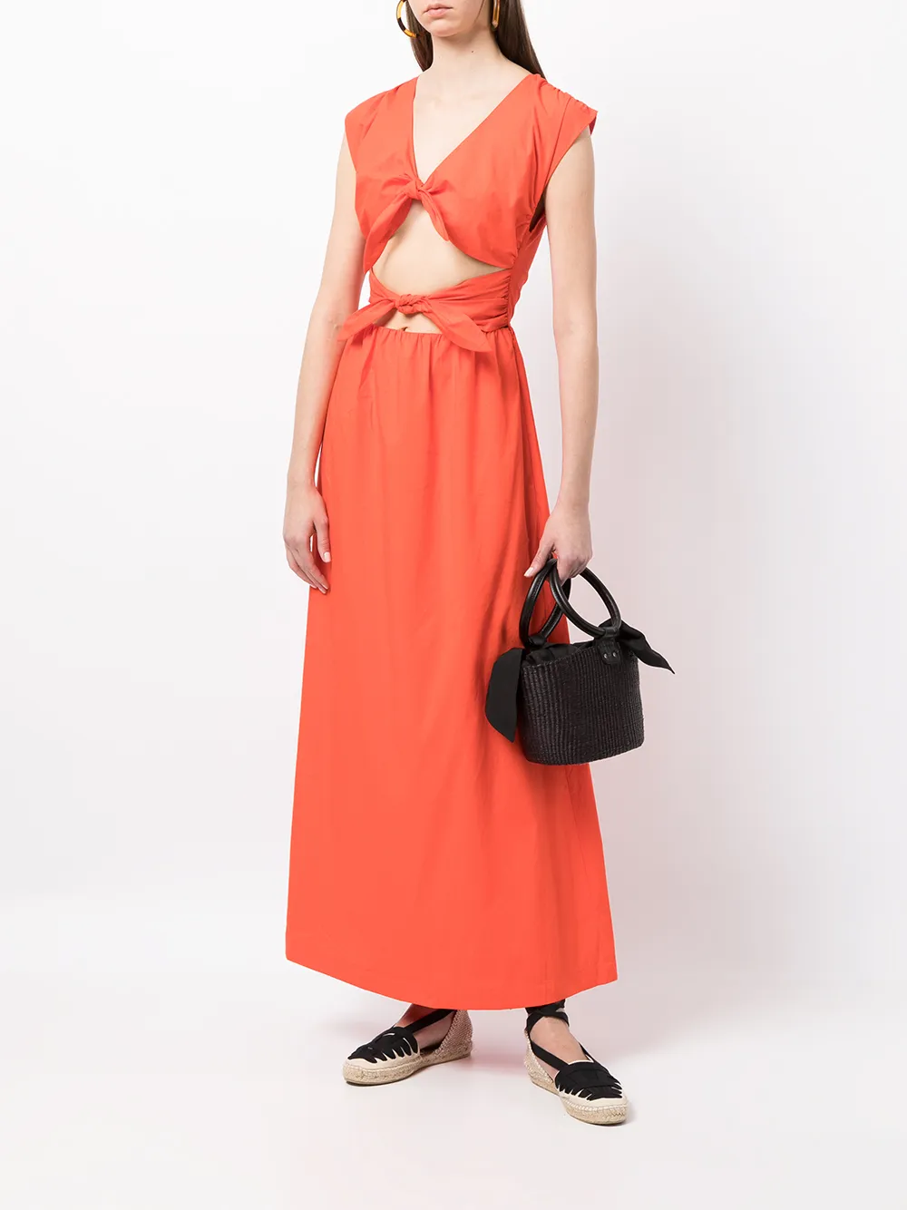 фото Sir. платье миди anja с завязками