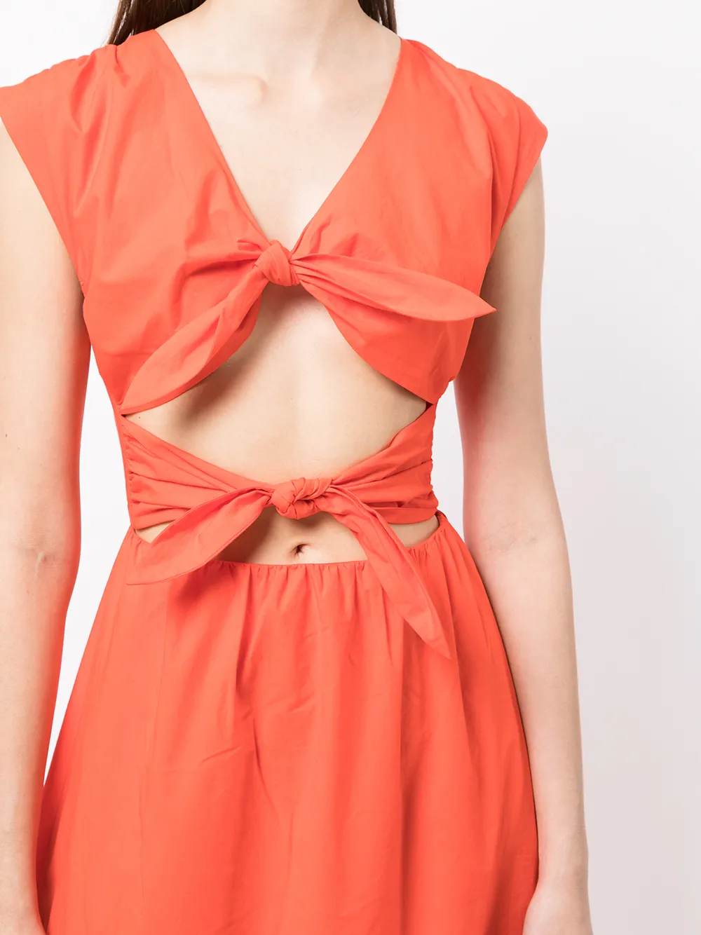 фото Sir. платье миди anja с завязками