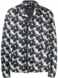 Stone Island Shadow Project graphic print bomber jacket - Black