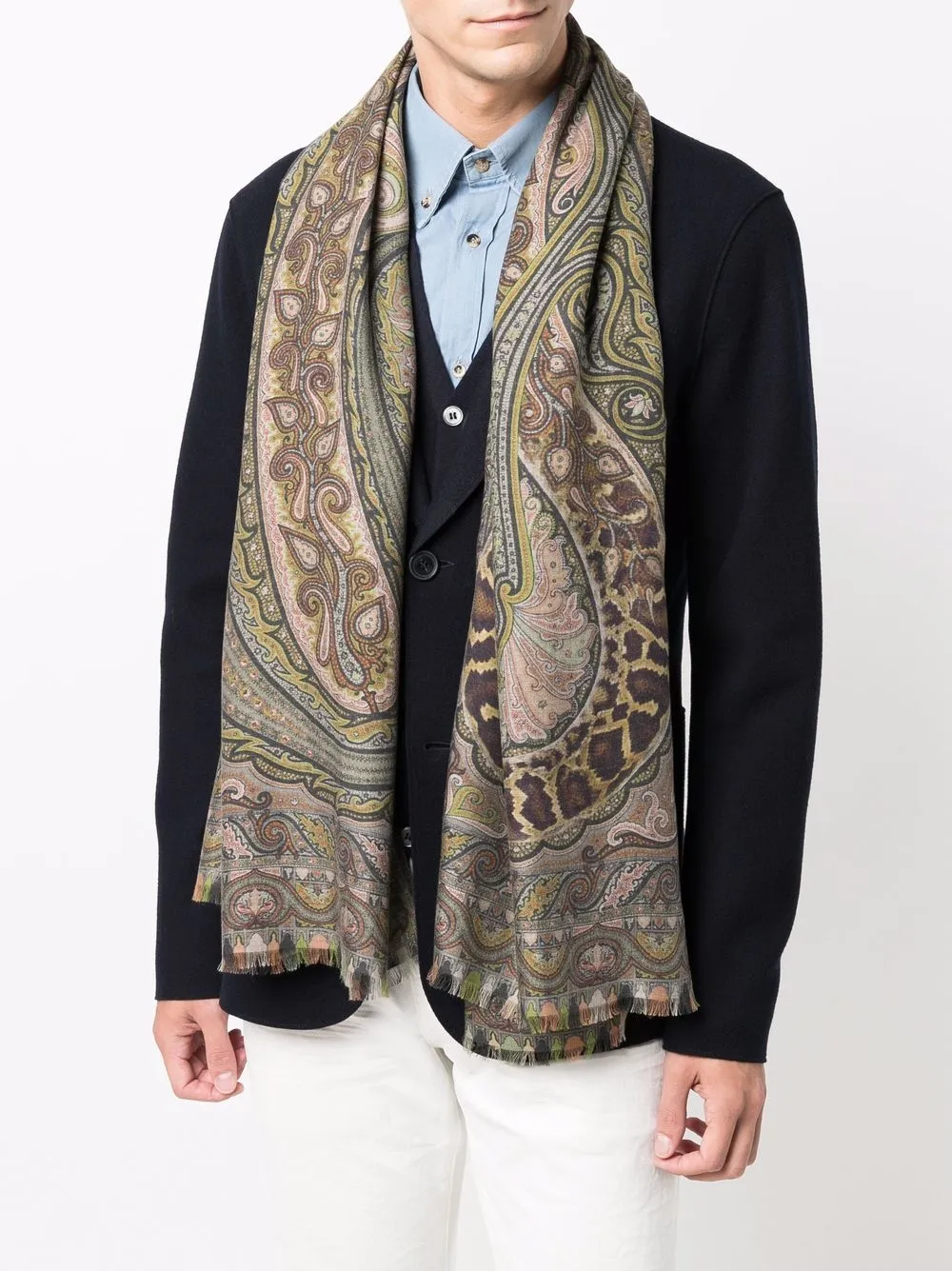 фото Etro шарф с принтом пейсли