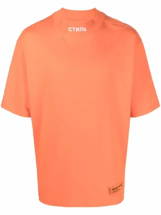 Heron preston mock hot sale neck shirt