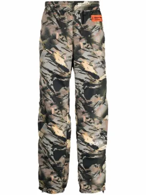WACKO MARIA Tiger camo-print six-pocket Trousers | Green | FARFETCH
