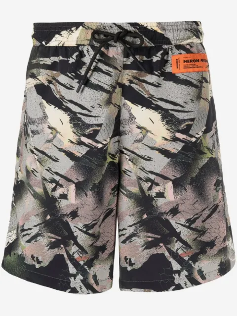 Heron Preston short de bain à imprimé abstrait