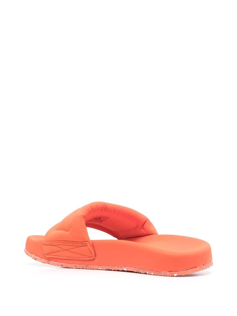 Shop Heron Preston Logo-patch Slip-on Slides In Orange