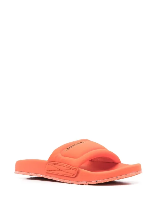 Heron Preston Logo Patch Slide Sandal Heron Preston logo-patch slip-on Slides | Black | FARFETCH main image 4