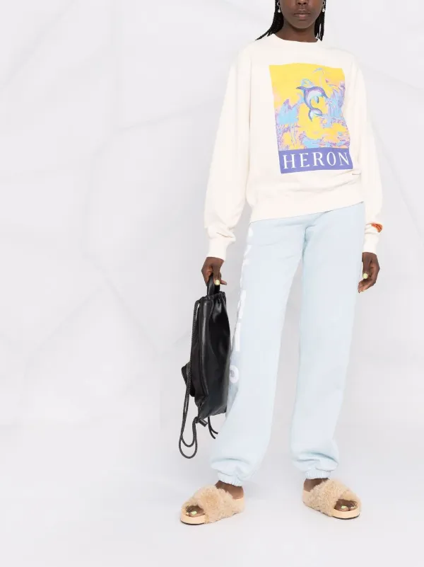 Heron Preston СТИЛЬ-logo Track Pants | Blue | FARFETCH CA