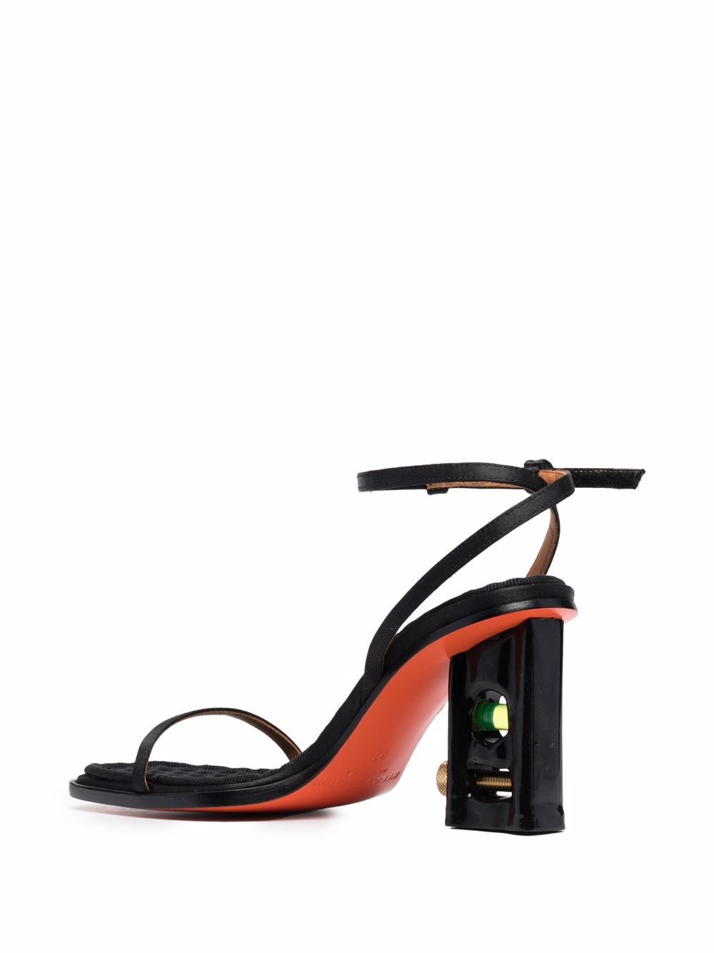 фото Heron preston bubble-level ankle strap sand black blac