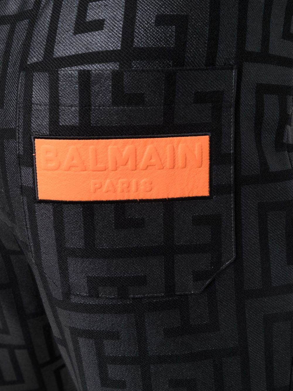 фото Balmain спортивные брюки с полосками и монограммой