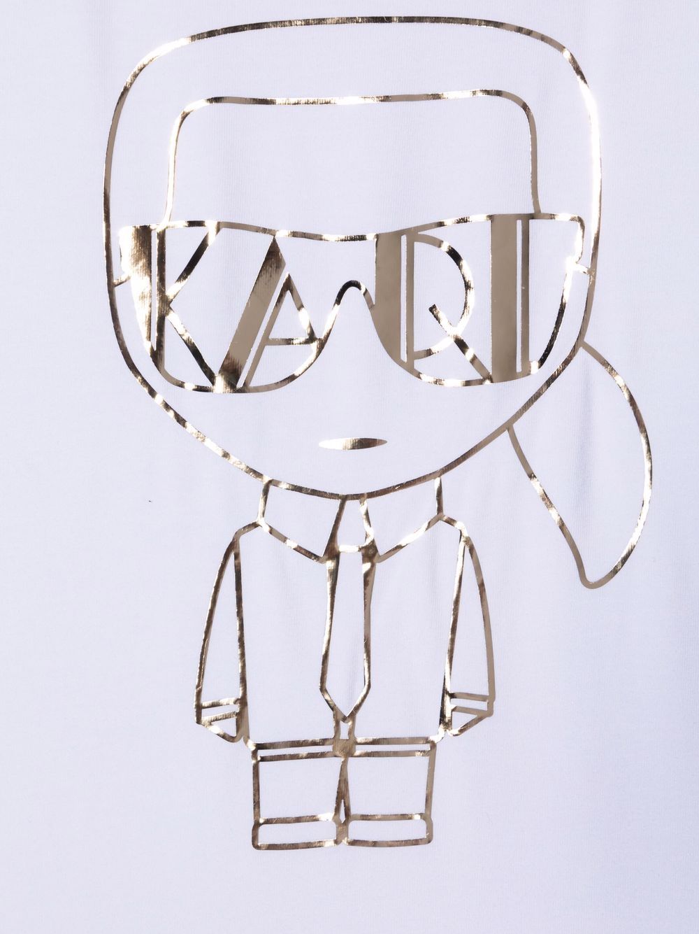 фото Karl lagerfeld kids футболка с принтом k/ikonic