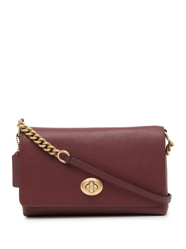 crosstown x leather crossbody bolsa