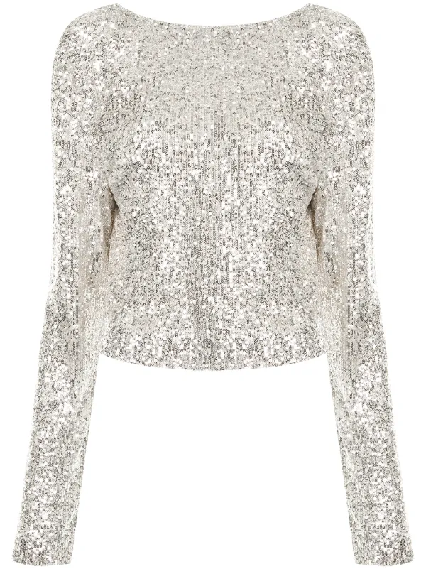 long sleeve sparkle top
