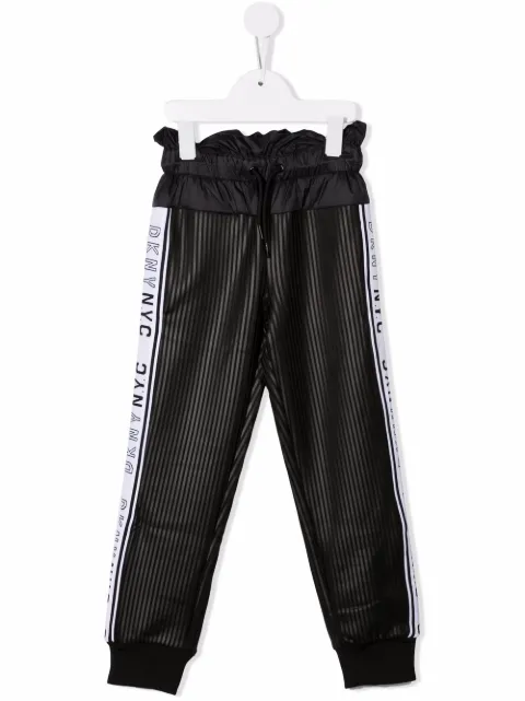 Dkny Kids paperbag waist tracksuit bottoms