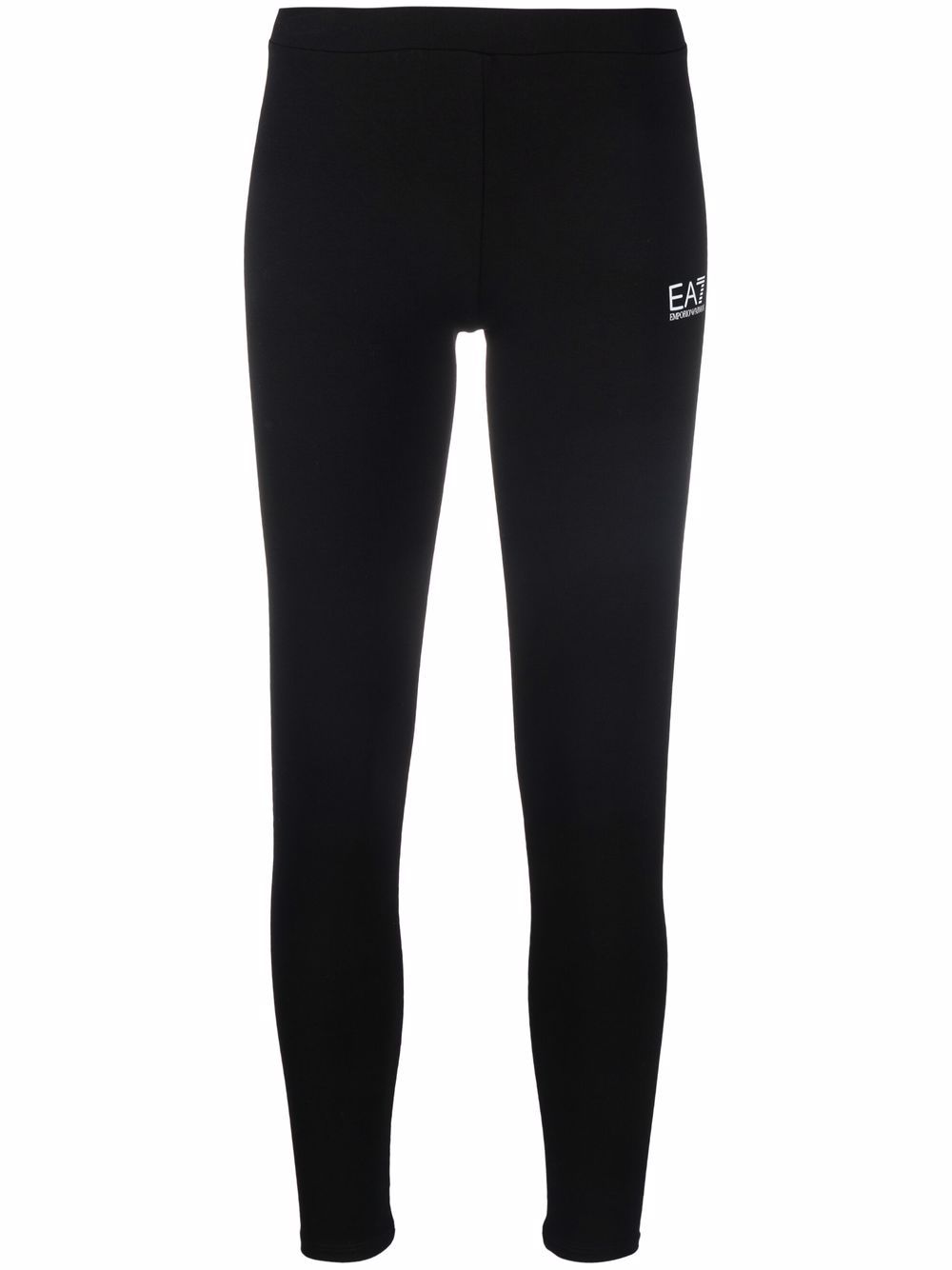 фото Ea7 emporio armani stretch-fit logo-print leggings