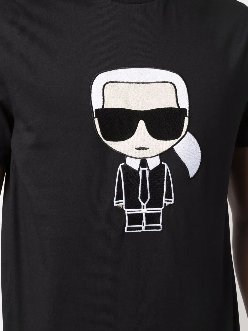 фото Karl lagerfeld футболка ikonik с круглым вырезом