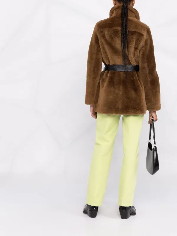 maje faux shearling jacket